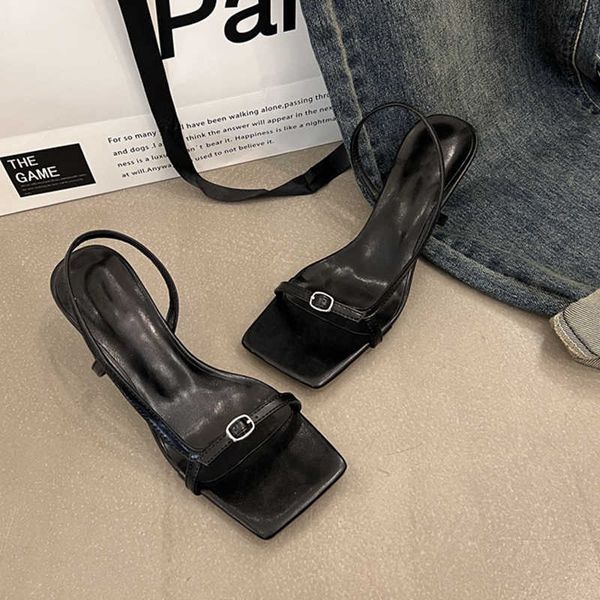 nxy sandals summer women sandal fashion narrow band ladies elegant dress gladitor shoes thin high heel square toe pumps 230511, Black
nxy sandals summer women sandal fashion narrow band ladies elegant dress gladitor shoes thin high heel square toe pumps 230511, Black