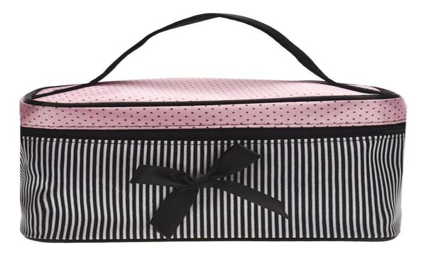 lowest women039s bag square bow stripe cosmetic bag big lingerie bra underwear dot bags travel bag toiletry kits sac6176870
lowest women039s bag square bow stripe cosmetic bag big lingerie bra underwear dot bags travel bag toiletry kits sac6176870