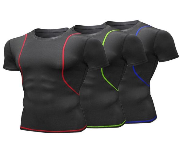 men short sleeve compression shirt running men quick dry tshirts running slim fit fitness gym t shirt mens sportswear 208900492, Black;blue
men short sleeve compression shirt running men quick dry tshirts running slim fit fitness gym t shirt mens sportswear 208900492, Black;blue