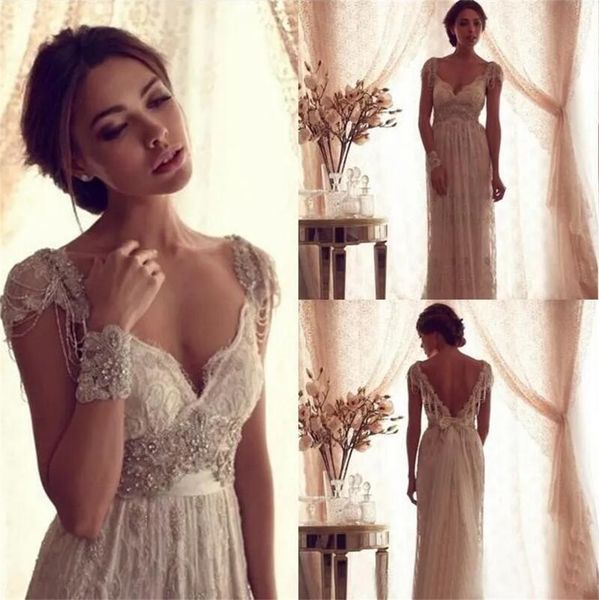 gorgeous wedding dresses cap sleeve with crystal sheer applique lace beaded sash sweep train bride gowns beaded vestidos de novia, White
gorgeous wedding dresses cap sleeve with crystal sheer applique lace beaded sash sweep train bride gowns beaded vestidos de novia, White