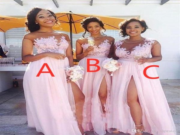 lace blush pink 2021 arrival a line bridesmaid dress jewel tulle appliques illusion sweetheart zipper chiffon split floorlength d5409130, White;pink
lace blush pink 2021 arrival a line bridesmaid dress jewel tulle appliques illusion sweetheart zipper chiffon split floorlength d5409130, White;pink