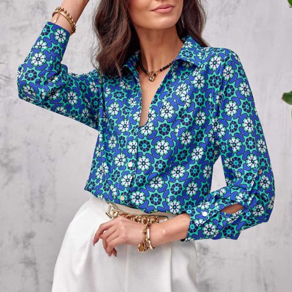 new fashion women's clothing shirts singlebreasted button women's clothing long sleeve floral printed blouse casual shirt cq, White
new fashion women's clothing shirts singlebreasted button women's clothing long sleeve floral printed blouse casual shirt cq, White