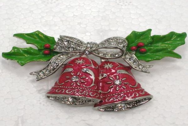 whole crystal rhinestone enameling christmas bells pin brooch jewelry gift c8791574747, Gray
whole crystal rhinestone enameling christmas bells pin brooch jewelry gift c8791574747, Gray