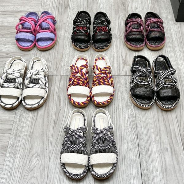 2023 designer brand women sandals pasted hemp rope platform slippers beach pool slides platform thick bottom summer shoes interlocking c sli, Black
2023 designer brand women sandals pasted hemp rope platform slippers beach pool slides platform thick bottom summer shoes interlocking c sli, Black