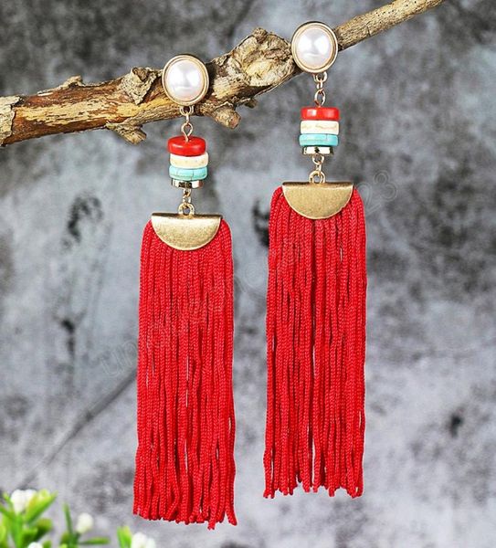 women039s summer boho long red tassel earrings ethnic green statement wedding dangle earrings brincos jewelry mujer6866415, Silver
women039s summer boho long red tassel earrings ethnic green statement wedding dangle earrings brincos jewelry mujer6866415, Silver