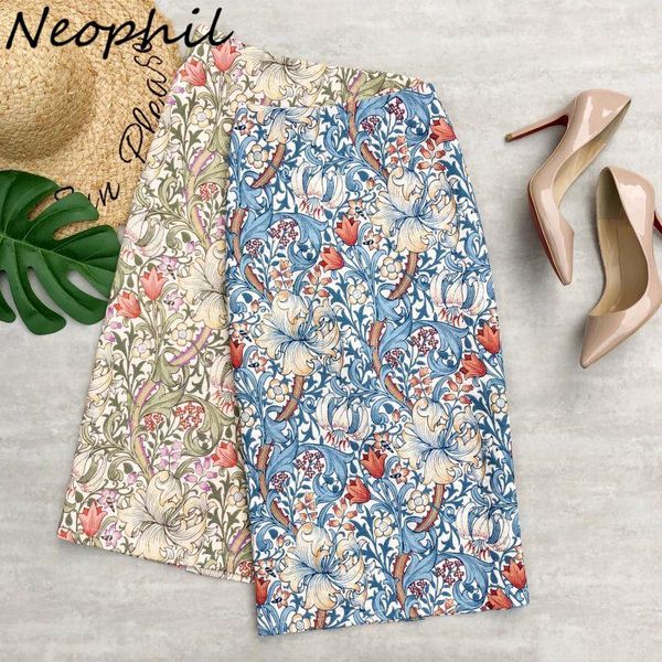 dresses neophil 2022 summer women jacquard midi pencil skirts floral printed pattern high waist bodycon prairie chic girl's skirt s2150, White;black
dresses neophil 2022 summer women jacquard midi pencil skirts floral printed pattern high waist bodycon prairie chic girl's skirt s2150, White;black