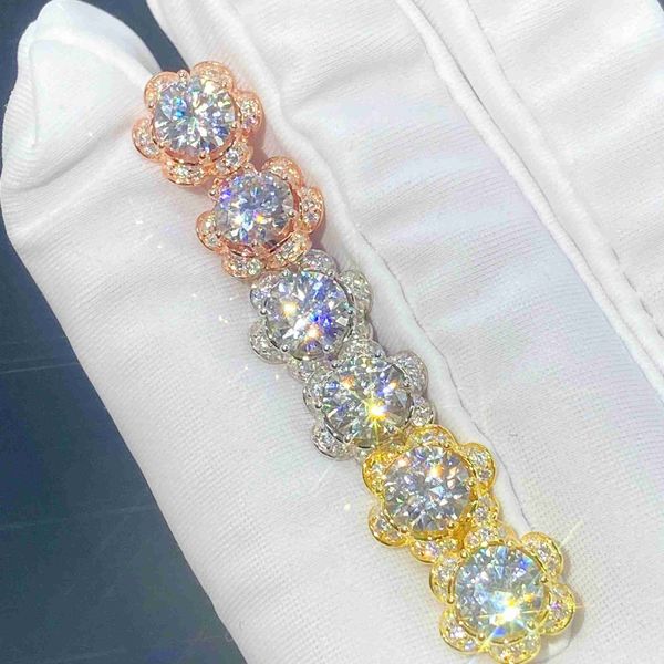 moissanite diamond luxury silver 925 jewellery earring luxury bridal earrings flower stud earrings for women, Golden
moissanite diamond luxury silver 925 jewellery earring luxury bridal earrings flower stud earrings for women, Golden