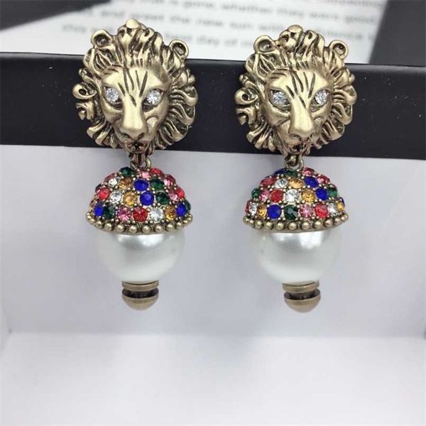 70% off designer jewelry bracelet necklace ring 925 sterling pearl inlaid color diamond head earrings simple earrings, Golden
70% off designer jewelry bracelet necklace ring 925 sterling pearl inlaid color diamond head earrings simple earrings, Golden