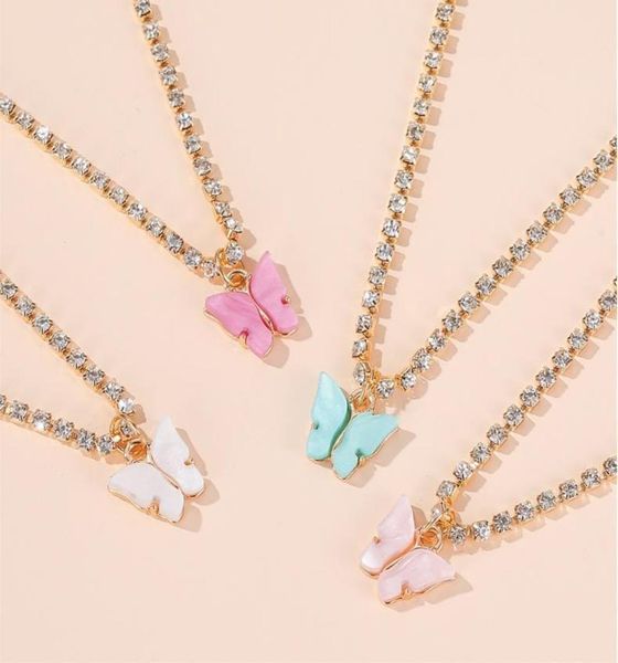 sweet colorful acrylic butterfly pendant necklaces fashion crystal chain necklaces girls women jewelry gifts6850899, Silver
sweet colorful acrylic butterfly pendant necklaces fashion crystal chain necklaces girls women jewelry gifts6850899, Silver