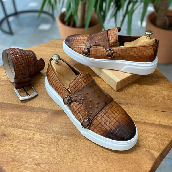 new brown mens vulcanize shoes black casual shoes for men handmade pu leather double buckle monk shoes men shoes
new brown mens vulcanize shoes black casual shoes for men handmade pu leather double buckle monk shoes men shoes