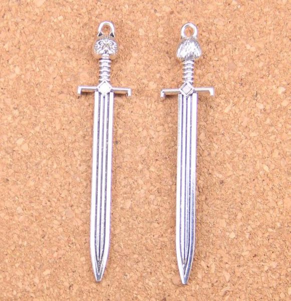 30pcs antique silver bronze plated sword cat charms pendant diy necklace bracelet bangle findings 6615mm9121152, Bronze;silver
30pcs antique silver bronze plated sword cat charms pendant diy necklace bracelet bangle findings 6615mm9121152, Bronze;silver