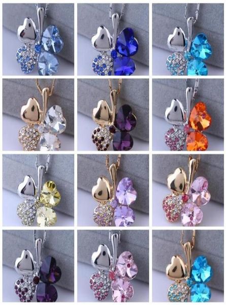 fashion ol austrian crystal lucky clover necklace women039s sweet alloy item wfn053 with chain mix order 20 pie9611111, Silver
fashion ol austrian crystal lucky clover necklace women039s sweet alloy item wfn053 with chain mix order 20 pie9611111, Silver