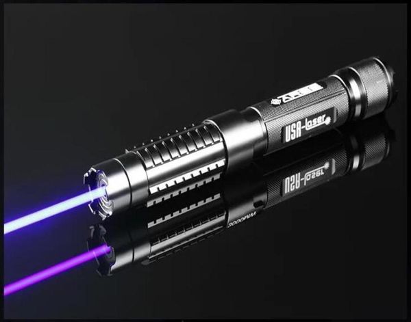 most powerful military 100000m 450nm high power blue laser pointer light flashlight wicked lazer hunting teaching2236163