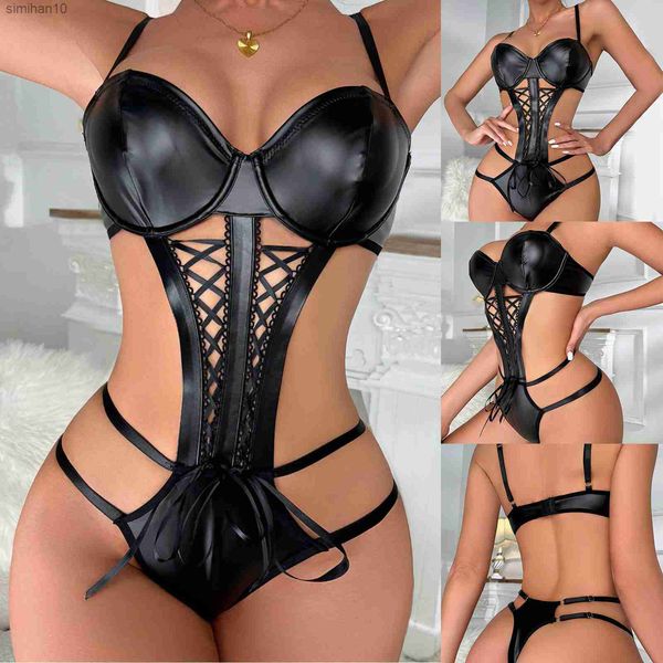 bodysuit lingerie women black erotic leather mesh underwear teddies hollow out body suits female pajamas sets costumes l230518, Red;black
bodysuit lingerie women black erotic leather mesh underwear teddies hollow out body suits female pajamas sets costumes l230518, Red;black