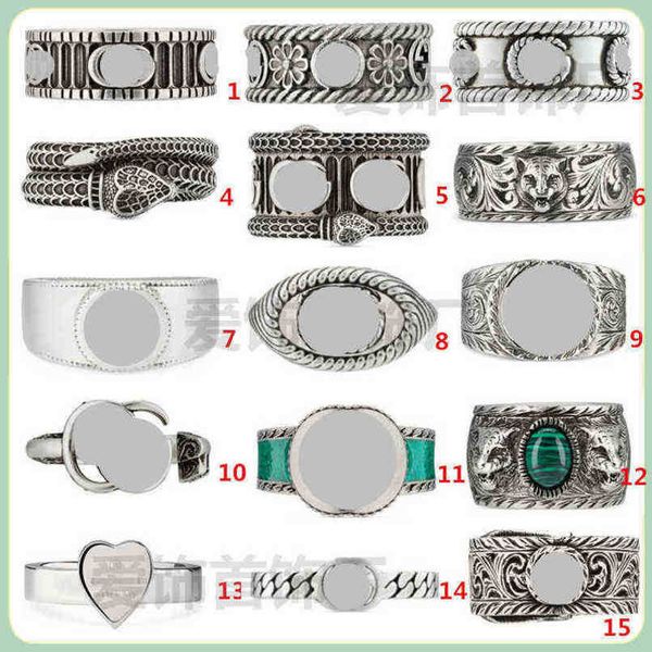 70% off designer jewelry bracelet necklace ring accessories interlocking series personalized antique snake head men women with same couple p, Silver
70% off designer jewelry bracelet necklace ring accessories interlocking series personalized antique snake head men women with same couple p, Silver
