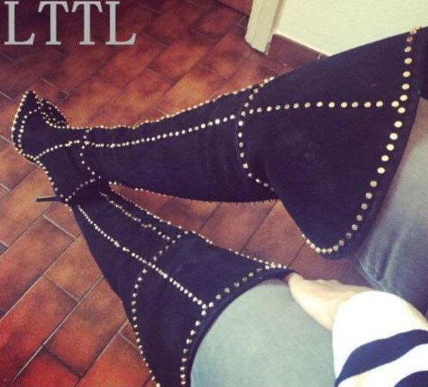 women gold rivets motorcycle boots thigh high long boots woman high heel black deep blue wine red over the knee boots woman1884800
women gold rivets motorcycle boots thigh high long boots woman high heel black deep blue wine red over the knee boots woman1884800