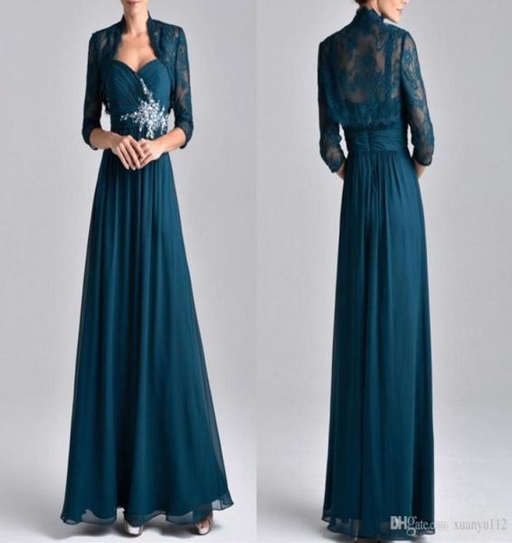 vintage teal blue chiffon mother dresses with sleeves lace jacket mother of the bride dresses ruched long formal evening gowns6492906, Black;red
vintage teal blue chiffon mother dresses with sleeves lace jacket mother of the bride dresses ruched long formal evening gowns6492906, Black;red
