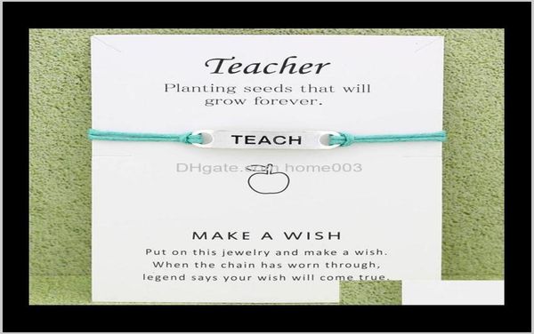 sier tone sign teach charm bracelets bangles women girls wristband adjustable friendship statement jewelry with card a381104585, Golden;silver
sier tone sign teach charm bracelets bangles women girls wristband adjustable friendship statement jewelry with card a381104585, Golden;silver