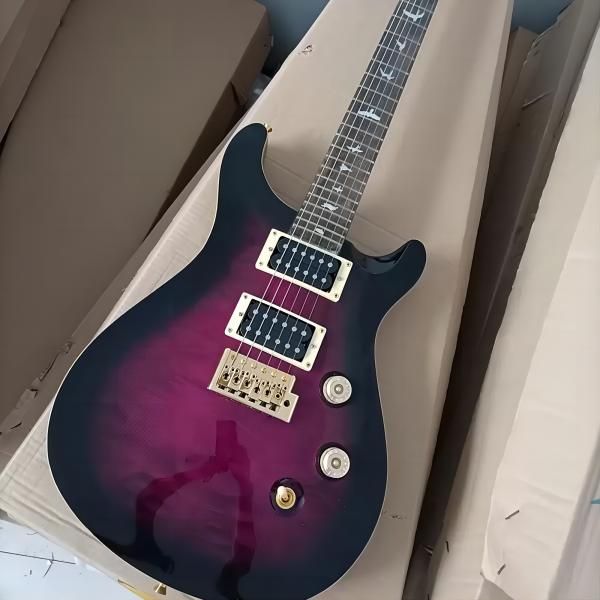 factory 6 strings purple electric guitar with humbuckers pickups quilted maple veneer
factory 6 strings purple electric guitar with humbuckers pickups quilted maple veneer