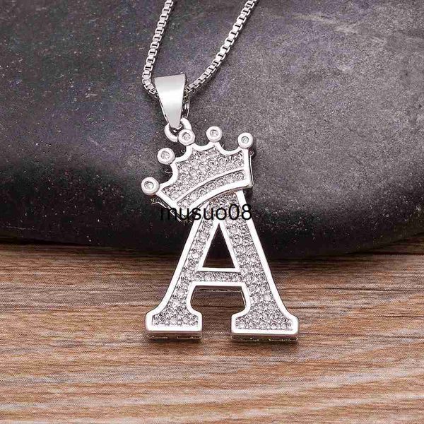 pendant necklaces fashion luxury a-z crown alphabet pendant chain necklace punk style lucky initial name jewelry party wedding birthday gift, Silver
pendant necklaces fashion luxury a-z crown alphabet pendant chain necklace punk style lucky initial name jewelry party wedding birthday gift, Silver