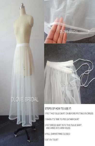 new design bridal wedding dress petticoat one layer soft tulle skirt underskirt save you from toilet water gather elastic waist re4180881, White
new design bridal wedding dress petticoat one layer soft tulle skirt underskirt save you from toilet water gather elastic waist re4180881, White