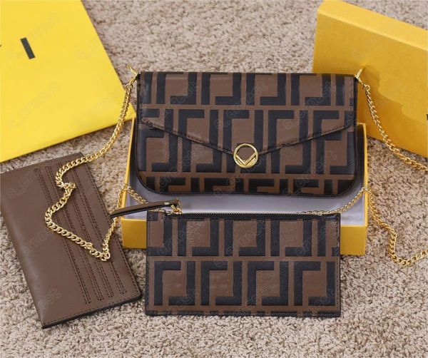 3 piece luxury designer women shoulder bag fashion chain crossbody bags pochette felicie removable handbags wallet
3 piece luxury designer women shoulder bag fashion chain crossbody bags pochette felicie removable handbags wallet