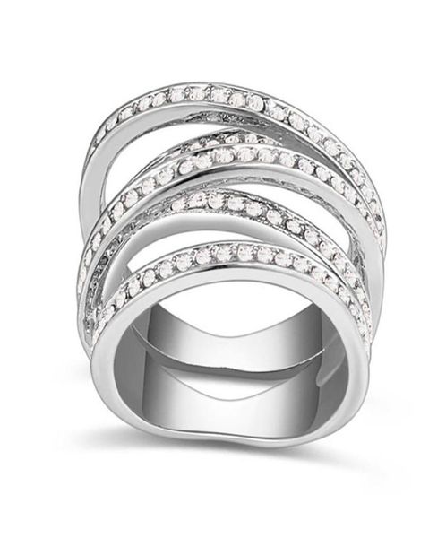 new arrival for famous brands design nickel plated spiral wedding rings made with austrian elements crystal gift6571990, Silver
new arrival for famous brands design nickel plated spiral wedding rings made with austrian elements crystal gift6571990, Silver