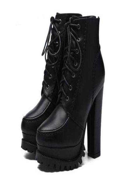 fashion women gothic boots lace up ankle boots platform punk shoes ultra very high heel bootie block chunky heel size 34396880758, Black
fashion women gothic boots lace up ankle boots platform punk shoes ultra very high heel bootie block chunky heel size 34396880758, Black