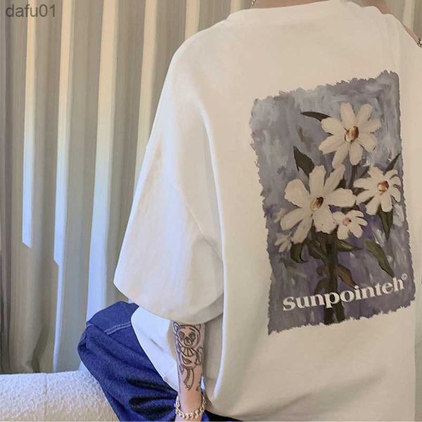 2022 floral print short sleeve t-shirt men's summer heavyweight loose fashion ins american casual t-shirt sale flower tshirt l230520, White;black
2022 floral print short sleeve t-shirt men's summer heavyweight loose fashion ins american casual t-shirt sale flower tshirt l230520, White;black