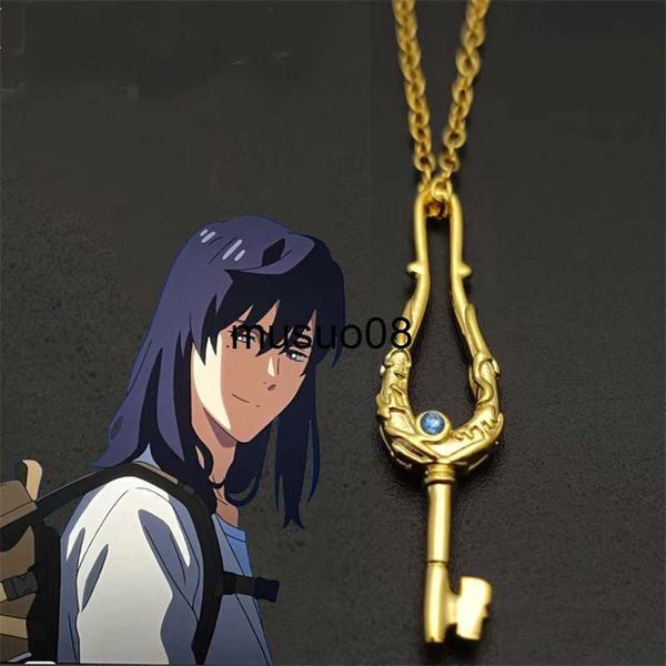 pendant necklaces 2023 suzume no tojimari women men necklace cosplay anime munakata souta key pendant chain jewelry fashion accessories new, Silver
pendant necklaces 2023 suzume no tojimari women men necklace cosplay anime munakata souta key pendant chain jewelry fashion accessories new, Silver