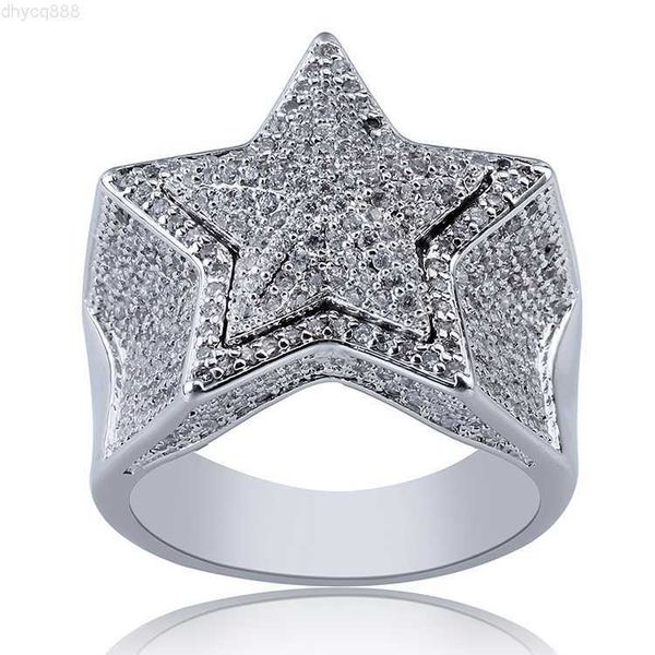 fashion hip hop jewelry five star rings men's gold silver color plated iced out cz cubic zircon brass ring for men
fashion hip hop jewelry five star rings men's gold silver color plated iced out cz cubic zircon brass ring for men