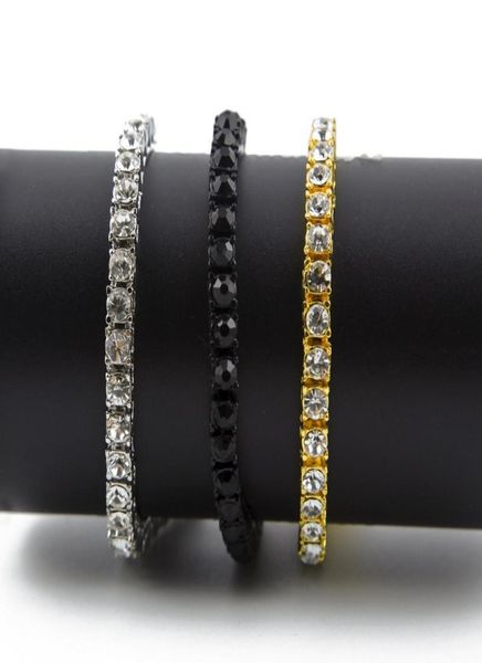 new iced out 1 row rhinestones mens bracelet 789inches simulated diamond tennis bracelets hip hop jewelry4199148, Black
new iced out 1 row rhinestones mens bracelet 789inches simulated diamond tennis bracelets hip hop jewelry4199148, Black