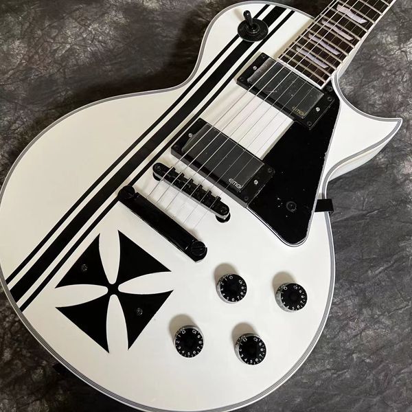 electric guitar iron cross rosewood fingerboard 6 stings guitar