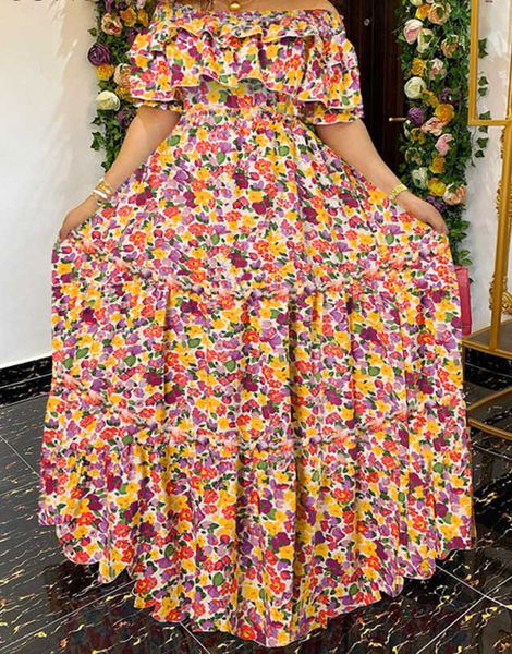 plus size vonda bohemian floral printed maxi long dress 2023 summer women party casual loose ruffle beach short sleeve robe, Black
plus size vonda bohemian floral printed maxi long dress 2023 summer women party casual loose ruffle beach short sleeve robe, Black