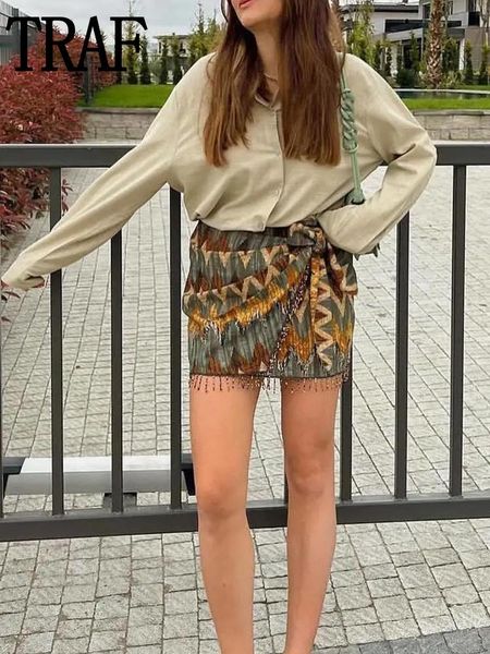 dresses traf print women skirt beaded fringed skirt high waist mini skirts woman boho knotted short skirts summer beach sarong skirt, Black;gray
dresses traf print women skirt beaded fringed skirt high waist mini skirts woman boho knotted short skirts summer beach sarong skirt, Black;gray