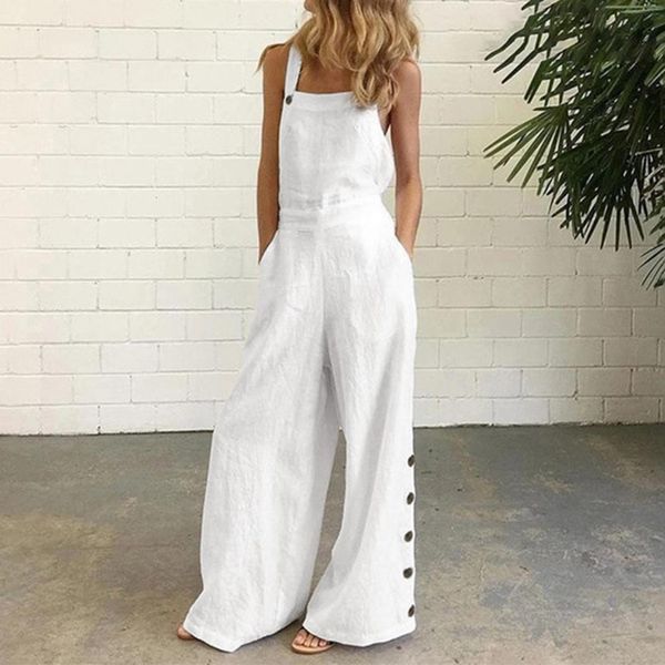 women's suits blazers women's jumpsuit wide leg pants solid color low cut large size side buckle sleeveless long trousers hanging, White;black
women's suits blazers women's jumpsuit wide leg pants solid color low cut large size side buckle sleeveless long trousers hanging, White;black