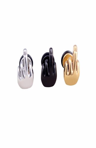 unique punk middle finger shape hoop earring for men women stainless steel pierced earrings huggie hip hop fashion jewelry gold si2496323, Golden;silver
unique punk middle finger shape hoop earring for men women stainless steel pierced earrings huggie hip hop fashion jewelry gold si2496323, Golden;silver