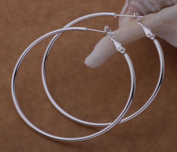 925 sterling silver hoop earrings large diameter 58cm fashion party jewelry pretty cute christmas gift 13439376887, Golden;silver
925 sterling silver hoop earrings large diameter 58cm fashion party jewelry pretty cute christmas gift 13439376887, Golden;silver
