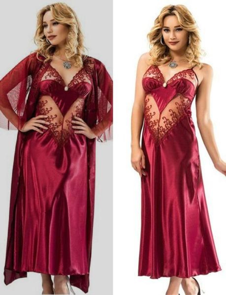 red two piece wedding robes spaghetti strap sleeveless appliqued lace bridesmaid robe satin silk ruched see through night gown for5343798, White;pink
red two piece wedding robes spaghetti strap sleeveless appliqued lace bridesmaid robe satin silk ruched see through night gown for5343798, White;pink