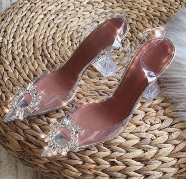 women039s transparent sandals with pointed toes xia 2020 new word with water diamond baotou heels3639419, Black
women039s transparent sandals with pointed toes xia 2020 new word with water diamond baotou heels3639419, Black