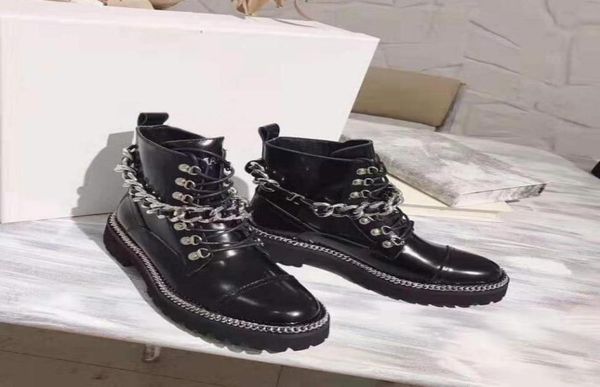 woman paris fashion show catwalk combat army chain boots bal new main black round toe laceup chain strap ankle boots sho2618959
woman paris fashion show catwalk combat army chain boots bal new main black round toe laceup chain strap ankle boots sho2618959