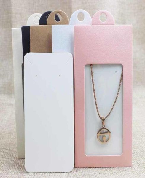 50pcs multi color paper jewelry package display hanger packing box with clear pvc window for necklace earring1992548, Black;white
50pcs multi color paper jewelry package display hanger packing box with clear pvc window for necklace earring1992548, Black;white