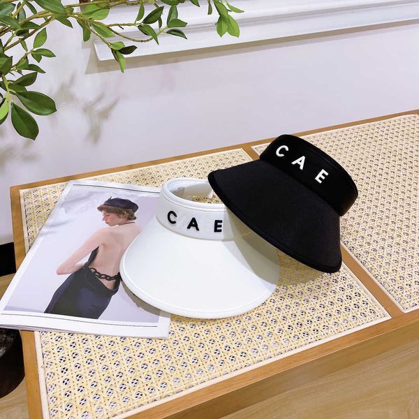 fashion brand hat men's women's designer sun hats beach hat women luxury c letter home headless sun visor cap 4 colors, Blue;gray
fashion brand hat men's women's designer sun hats beach hat women luxury c letter home headless sun visor cap 4 colors, Blue;gray