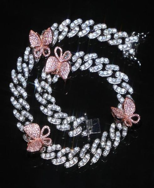 2020 iced out bling cz miami cuban link chain pink butterfly charm choker necklace hip hop rock bling wide cool women jewelry1194528, Silver
2020 iced out bling cz miami cuban link chain pink butterfly charm choker necklace hip hop rock bling wide cool women jewelry1194528, Silver