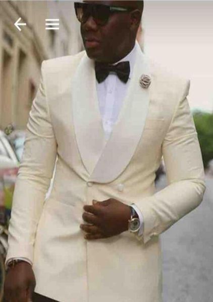 slim fit wedding groom tuxedos for men suits 2018 ivory shawl lapel double breasted two piece jacket blazer black pants for man cl8262869, Black;gray
slim fit wedding groom tuxedos for men suits 2018 ivory shawl lapel double breasted two piece jacket blazer black pants for man cl8262869, Black;gray