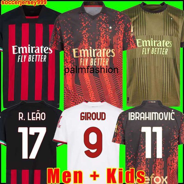 ibrahimovic 22 23 koche soccer jerseys ac milans giroud de ketelaere r. leao tonali theo football shirt special fourth 4th men kids kit unif, Black;yellow
ibrahimovic 22 23 koche soccer jerseys ac milans giroud de ketelaere r. leao tonali theo football shirt special fourth 4th men kids kit unif, Black;yellow