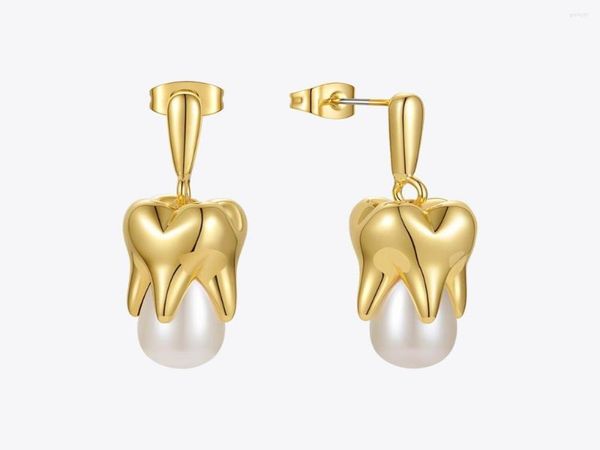 dangle earrings enfashion trendy teeth pearl drop for women gold color earings fashion jewelry wedding pendientes e2112851441155, Silver
dangle earrings enfashion trendy teeth pearl drop for women gold color earings fashion jewelry wedding pendientes e2112851441155, Silver