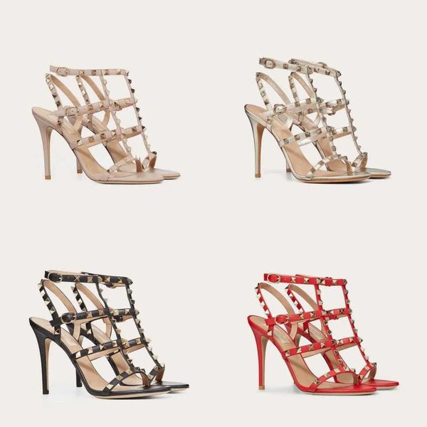 designer sandals famous rock stud leather sandals women high heels party wedding evening ladies rivets, Black
designer sandals famous rock stud leather sandals women high heels party wedding evening ladies rivets, Black