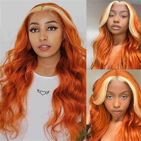 ginger orange wig with blonde highlights lace wig synthetic blonde stripe long wavy wigs body wave heat resistant fiber hair 230524, Black;brown
ginger orange wig with blonde highlights lace wig synthetic blonde stripe long wavy wigs body wave heat resistant fiber hair 230524, Black;brown