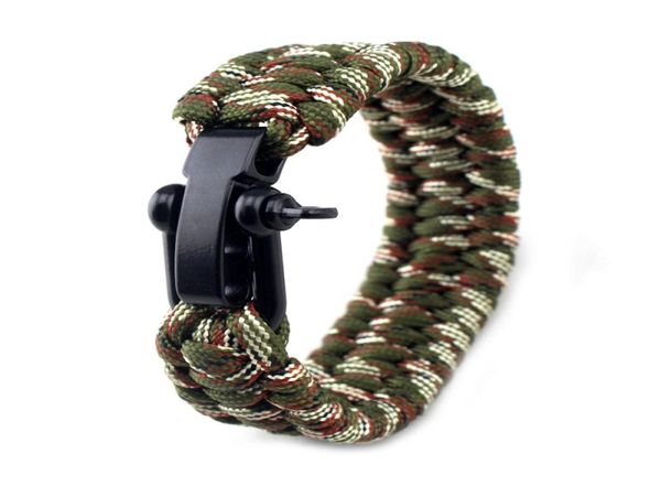 outdoor camping survival cuff bracelet men climbing sport parachute cord adjustable stainless steel buckle friendship bracelets ma5397717, White
outdoor camping survival cuff bracelet men climbing sport parachute cord adjustable stainless steel buckle friendship bracelets ma5397717, White